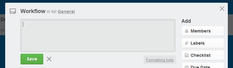 Trello Formatting Help