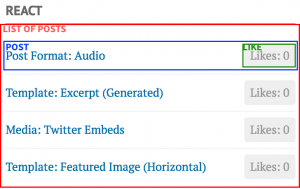 WordPress Widget React Structure